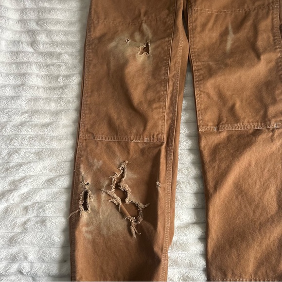 Tough Duck Men's Tan/Brown Work Pants 36x34 - Picture 2 of 11